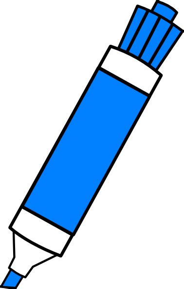 Blue Dry Erase Marker Clip Art At Vector Clip Art Online