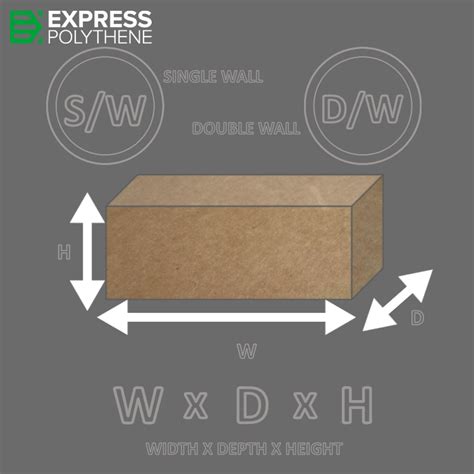 Cardboard Box Single Wall Size 3 15 X 10 X 109 Express Polythene