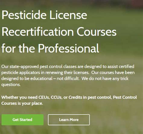 What do you need to do? Pesticide License Recertification Classes | Texas Pest ...