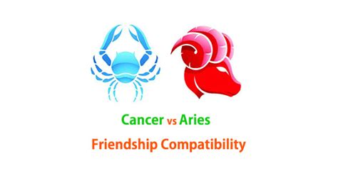 In return for being so supportive, the aries always admires and encourages the cancer to be him or herself. Cancer and Aries Friendship Compatibility