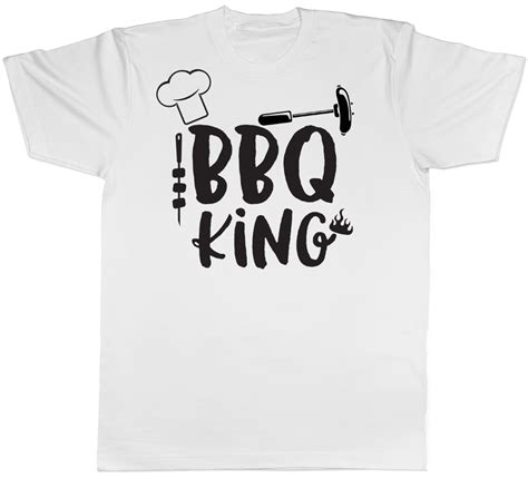 Bbq King Mens Tee Barbecue Meat Grill Beer Summer Birthday T T Shirt Ebay