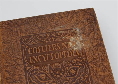 1921 Colliers Encyclopedia Set Ebth