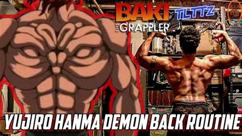 Yujiro Hanma Ogre Demon Back Training Baki Tough Like The Toonz Ep
