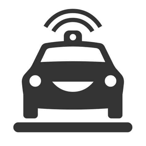 Autonomous Car Self Drive Vehicle Science And Technology Icons