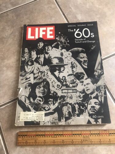 Life Magazine Special Double Issue The ‘60s Decade Of Tumult And