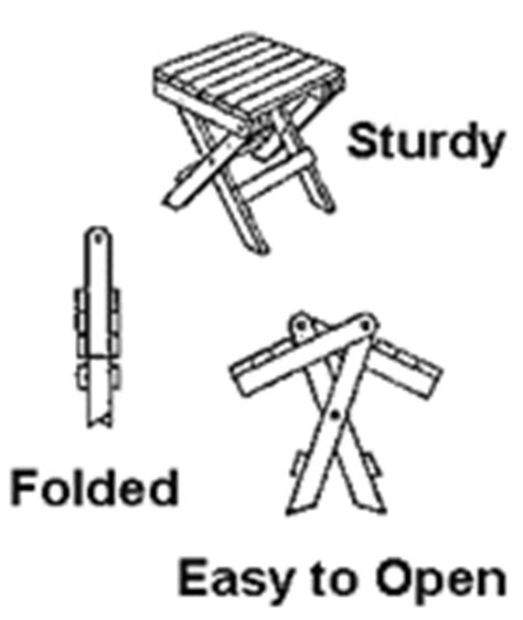 Woodworking is a useful skill. Portable Folding Stool Woodworking Plans.