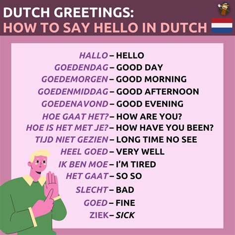 greeting in dutch 👋🏻 🤚🏻 dutch words dutch phrases dutch language