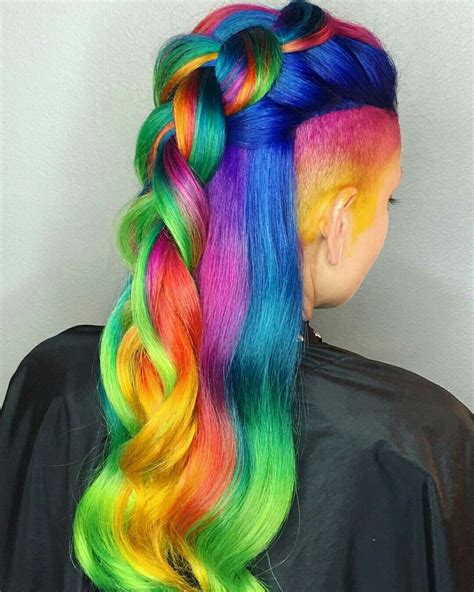 Iiiannaiii 🌹 Funky Hair Colors Vivid Hair Color Rainbow Hair Color