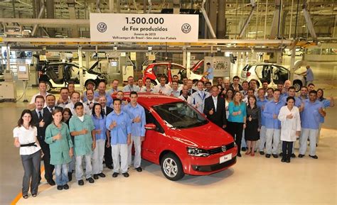 Volkswagen Fox Alcança A Marca De 15 Milhões De Unidades Produzidas No