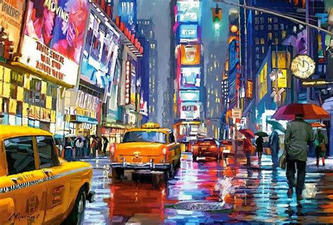 Pin De Frank Davila En Ciudades Nueva York Pintura Cuadros Baratos