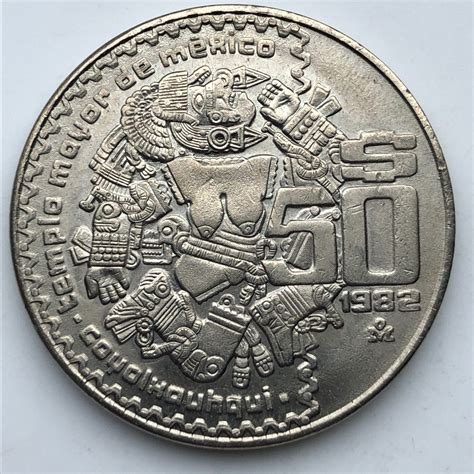 Mex23013 México 50 Pesos 1982 Au Unc Ayff Mercadolibre