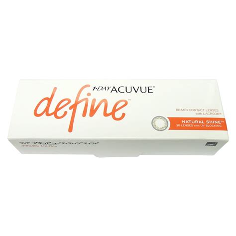 1 Day Acuvue Define Contact Lenses Natural Shine Dailycons Uk