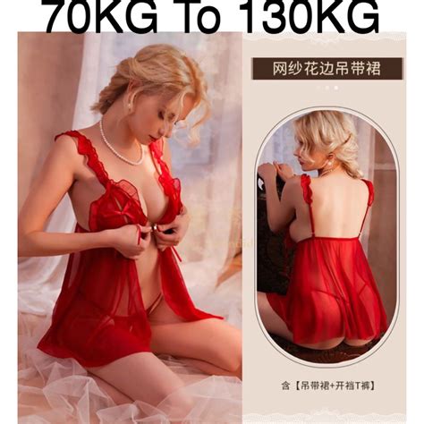 💕plus Size Sexy Nightwear 💕baju Tidur Seksi 性感睡衣 Psn218 Shopee Malaysia