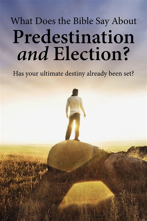 What Does The Bible Say About Predestination And Election Bible