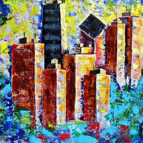 Chicago My Kind Of Town Painting By Carole Sluski Pixels