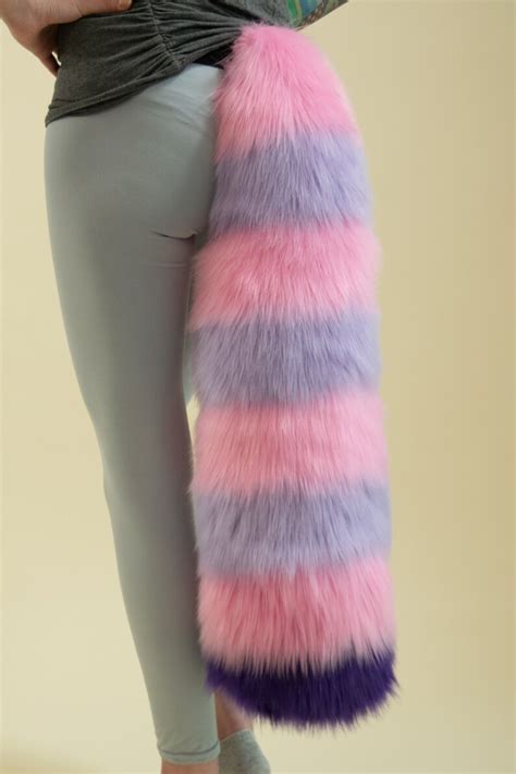 Deluxe Fluffy Cheshire Cat Ear And Tail Set Luxury Cosplay Etsy