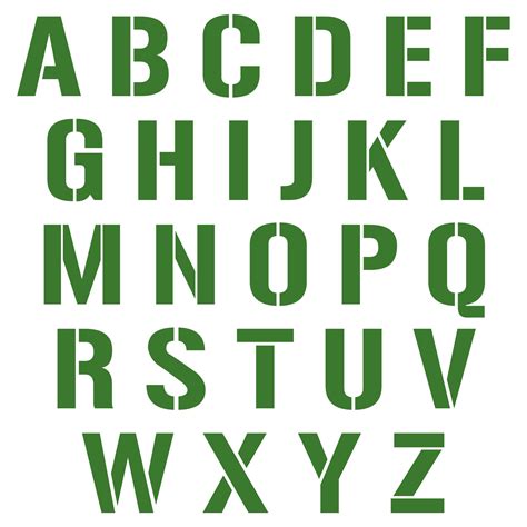 6 best images of 25 inch stencil letters printable free printable