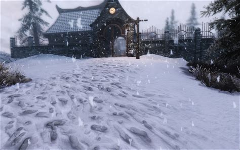 Skyrim Realistic Texture Overhaul Snow At Skyrim Nexus Mods And Community
