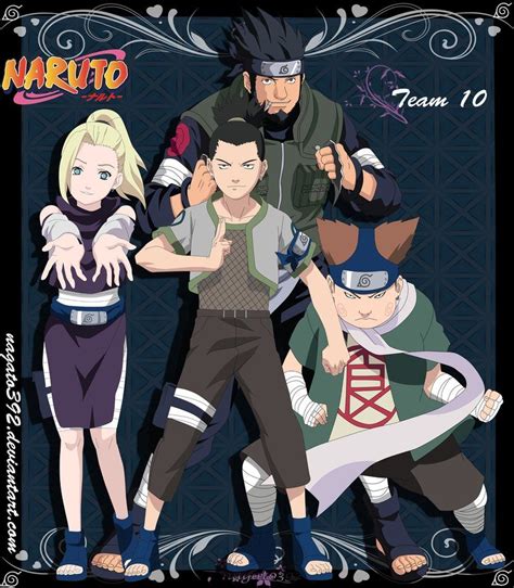 Team 10 By Nagato392 Naruto Teams Team 10 Naruto Naruto