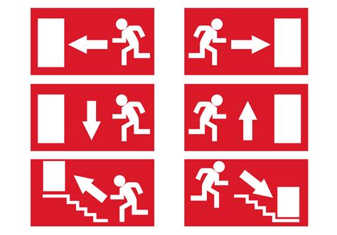 Download free fire logos vectors and other types of fire logos graphics and clipart at freevector.com! Free Emergency Exit Signs Vector - Download Free Vector ...