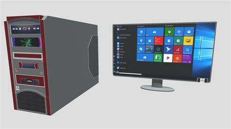 Computer 3d Model By Sanjubadhar 5bc6422 Sketchfab