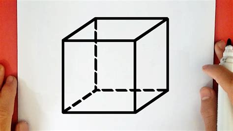Como Dibujar Un Cubo En 3d Youtube