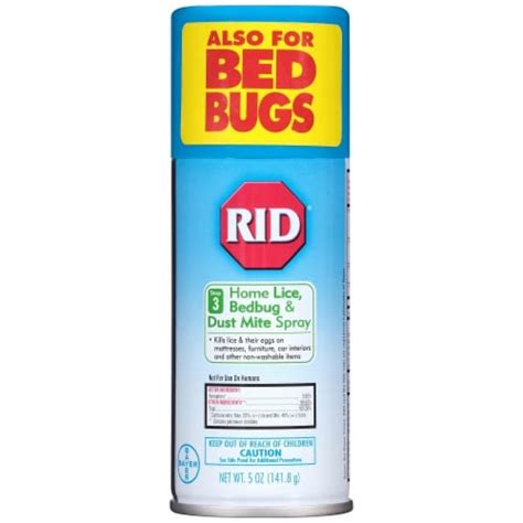 Rid Home Lice Bedbug And Dust Mite Aerosol Spray 5 Oz Ralphs