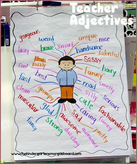 Learn about adjectives in this adjective song for kids. A Kindergarten Smorgasboard of Sparkling Adjectives! | The ...
