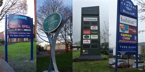 Freestanding Signs And Totems Traditional Signage Alpen Signs