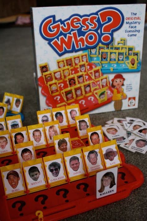 A veces los incluyo en mis clases, pero van bien para todas las edades. Juego "¿Quién es quién?" casero | Regalos hechos en casa ...