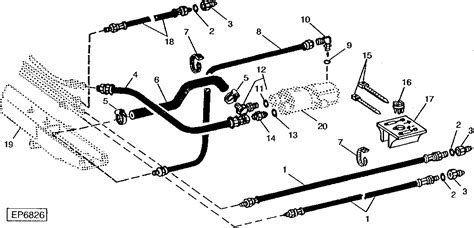 1600 Mower Conditioner Hydraulic Pump Hoses C24 Epc John Deere
