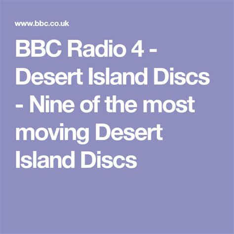 Bbc Radio Desert Island Discs Nine Of The Most Moving Desert Hot Sex Picture