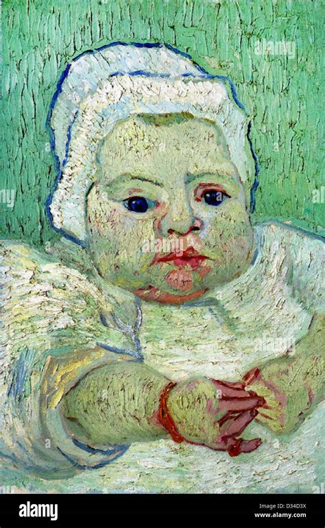 Vincent Van Gogh The Baby Marcelle Roulin 1888 Post Impressionism