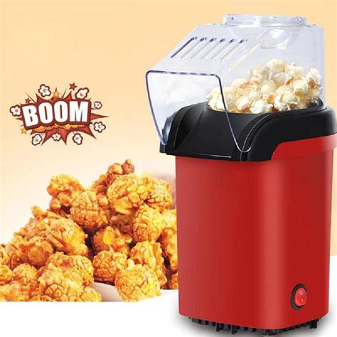 Lkj 2022 Mini Electric Popcorn Maker Machine Automatic Hot Air Popcorn