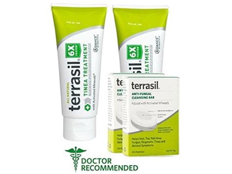 Terrasil Tinea Versicolor Treatment Max Two 50g Tubes And Two Soap Bars