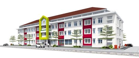 Desain Gedung Sekolah 3 Lantai 47 Koleksi Gambar