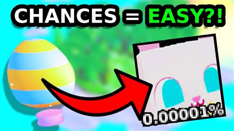 New Chances Of Hatching The Huge Easter Bunny Pet Simulator X 🐶