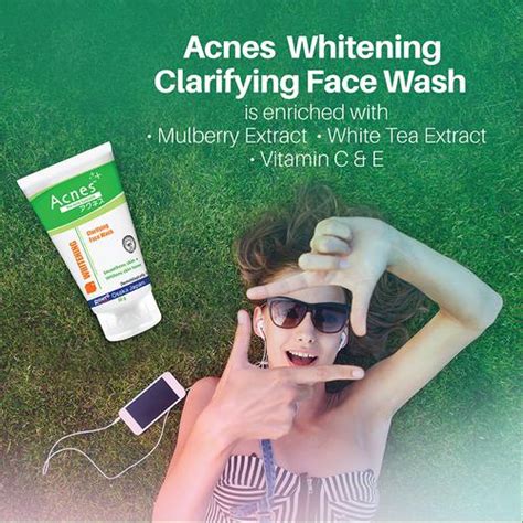 Buy Acnes Clarifying Face Wash Whitening Removes 999 Pimple