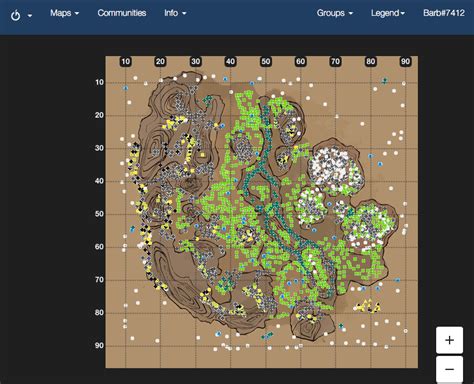 Ark Survival Evolved The Center Resource Map Maping Resources