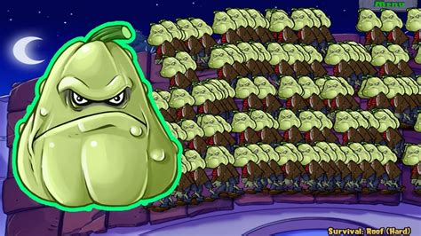 Plant Vs Zombies Hack Pvz Zombies Squash And Plants Squash On House Youtube