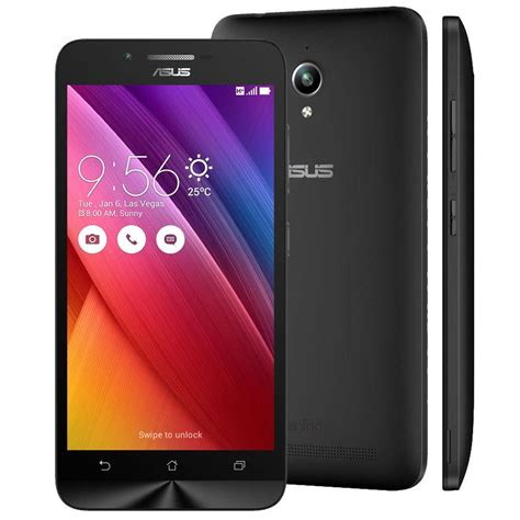 Smartphone Asus Zenfone Go Preto Com Dual Chip Android 51 Tela 5