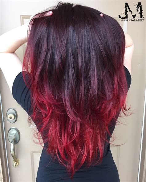 Hair Color Red Hair Purple Hair Ombré Red Ombre Hair