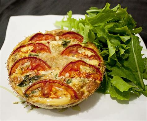 Roasted Red Pepper Spinach And Tomato Quiche Without The Barley