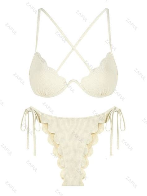 White Underwire Bikini Sale Online 2024 Zaful