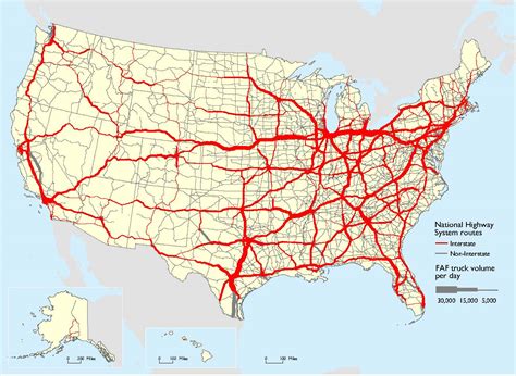 Us Interstate System Map Routes