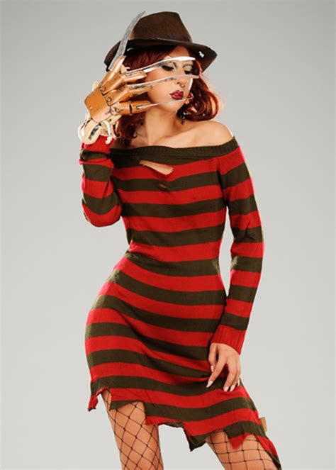 Womens Nightmare On Elm Street Freddy Krueger Costume 81010 Struts