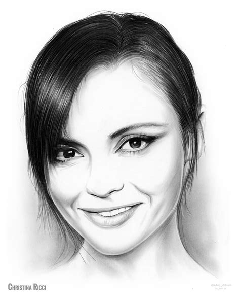 Christina Ricci By Greg Joens Christina Ricci Pencil