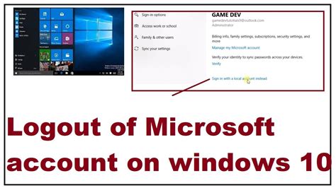 How To Logout Of Microsoft Account On Windows 10 Mẹo Công Nghệ