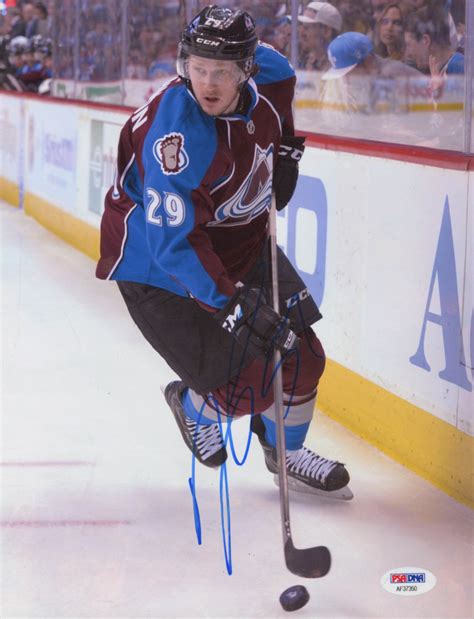 We hope you enjoyed the collection of colorado avalanche wallpapers. Nathan MacKinnon Signed Colorado Avalanche 8.5x11 Photo (PSA COA) | Pristine Auction