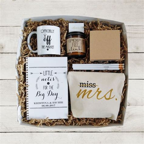 If a family member gets married & doesn't tell anyone for 2 months. Future Mrs Gift Box Bride to Be Gift. Super cute idea ...